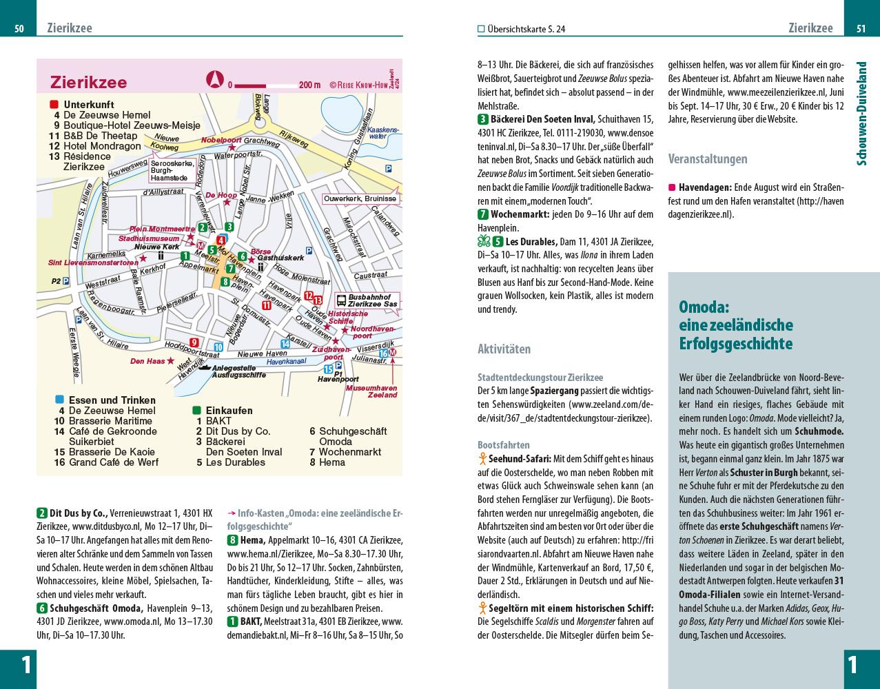 Beispielinhalt (Bild) Reise Know-How Reiseführer Zeeland