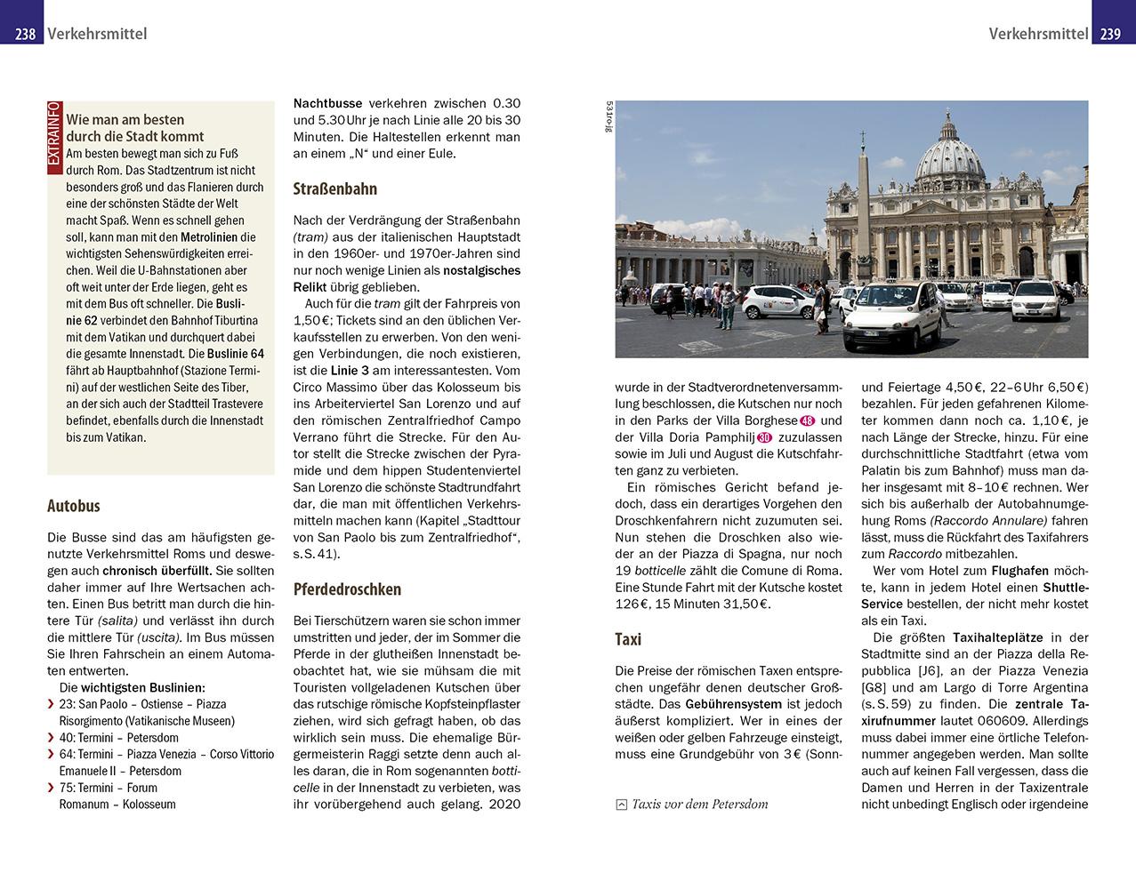 Beispielinhalt (Bild) Reise Know-How Reiseführer Rom (CityTrip PLUS)