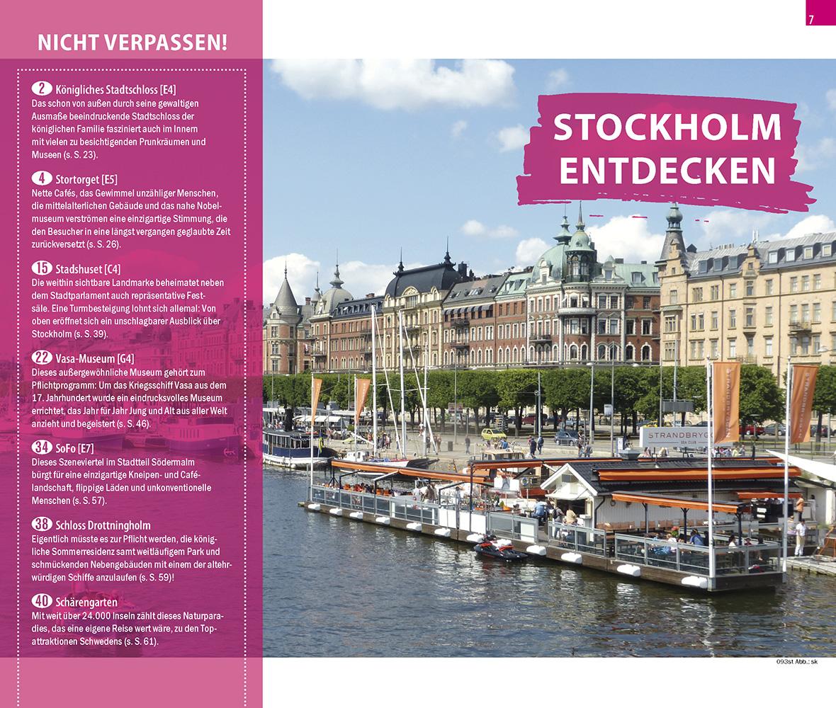 Beispielinhalt (Bild) Reise Know-How CityTrip Stockholm