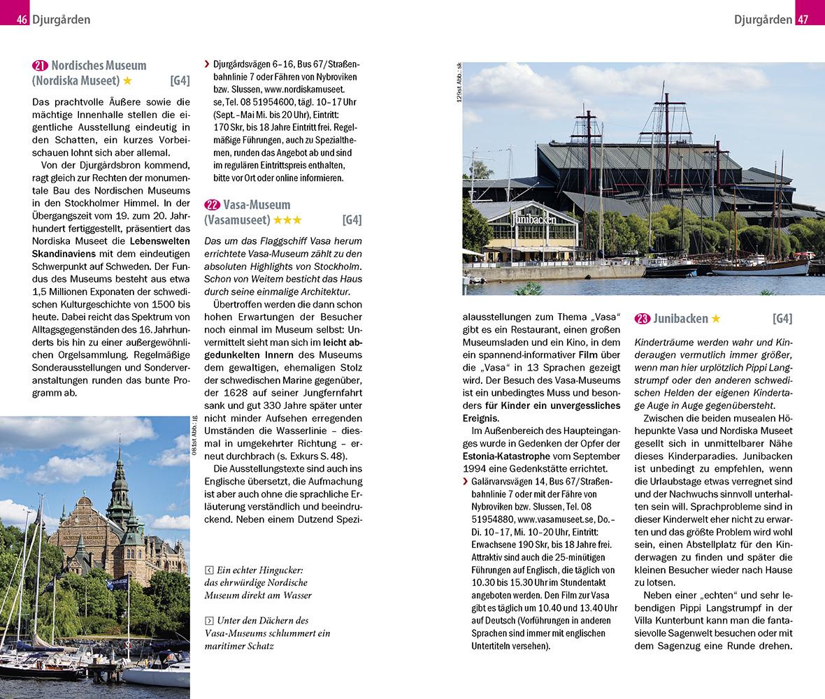 Beispielinhalt (Bild) Reise Know-How CityTrip Stockholm