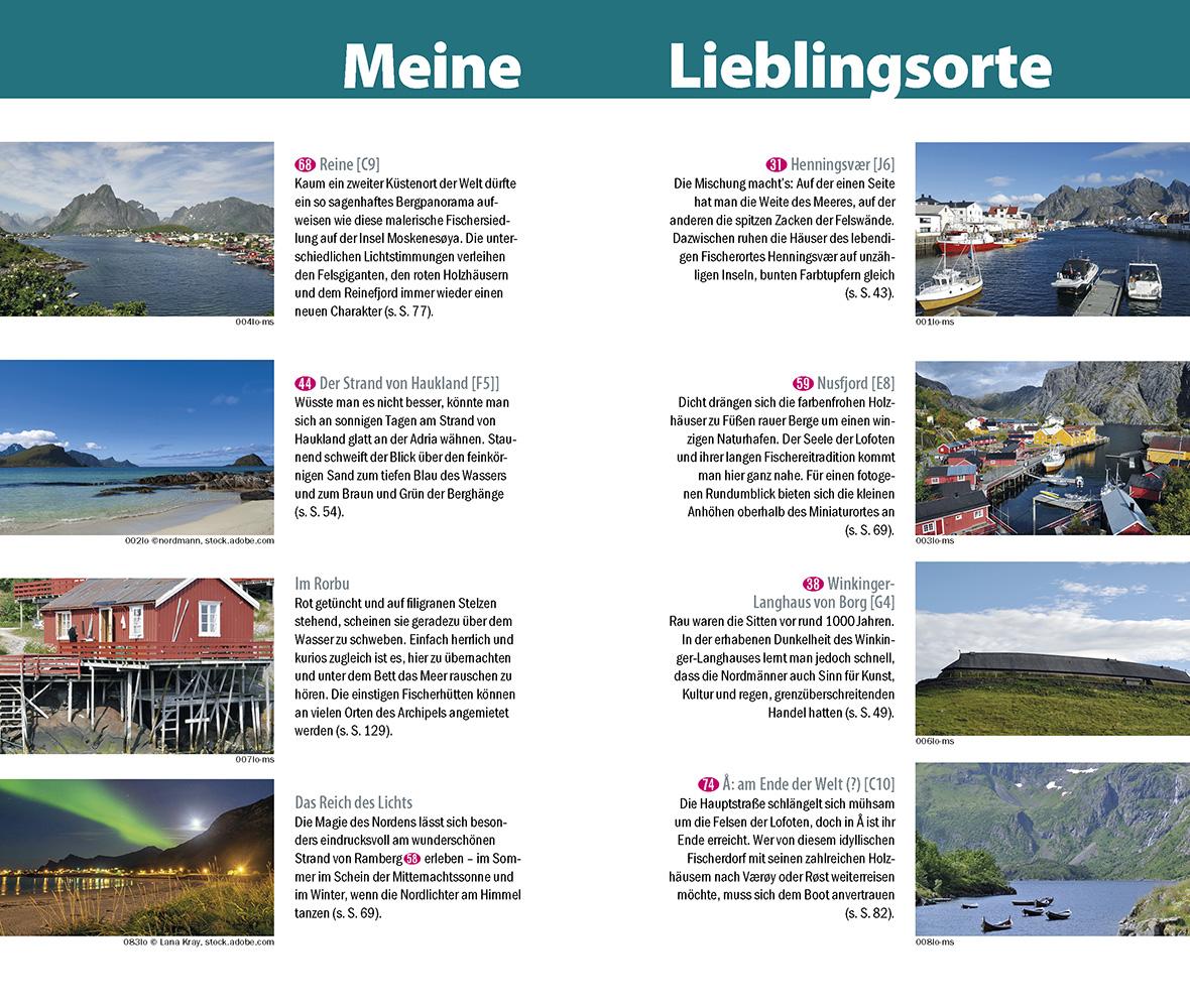 Beispielinhalt (Bild) Reise Know-How InselTrip Lofoten