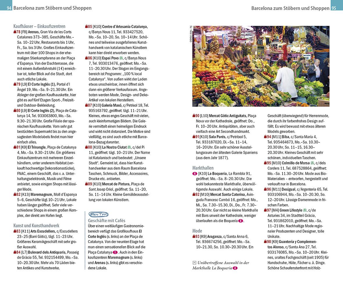 Beispielinhalt (Bild) Reise Know-How CityTrip Barcelona