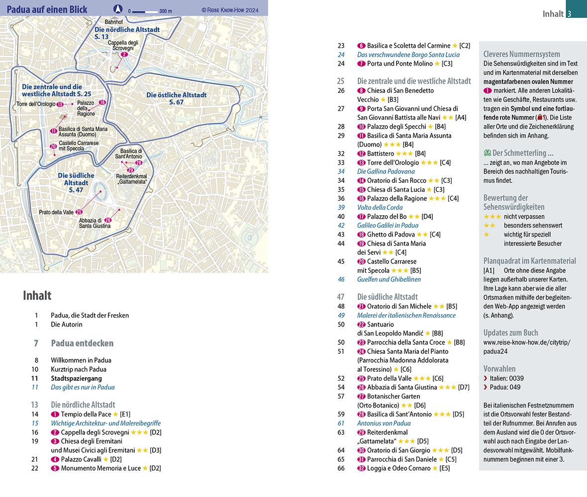 Beispielinhalt (Bild) Reise Know-How CityTrip Padua