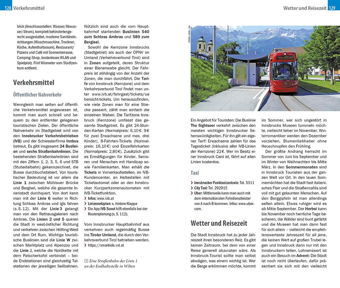 Beispielinhalt (Bild) Reise Know-How CityTrip Innsbruck