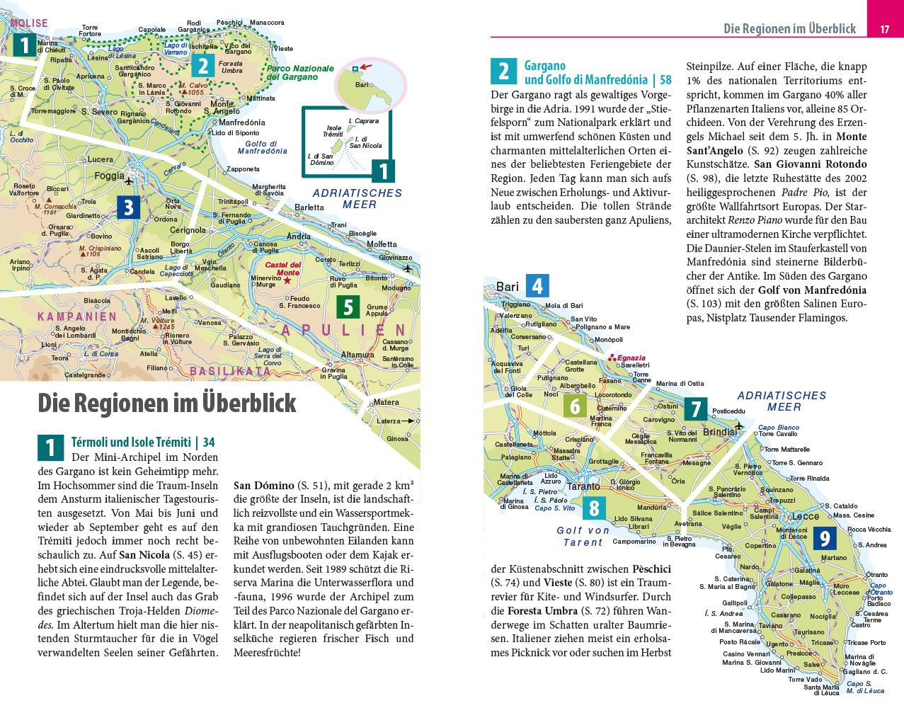 Beispielinhalt (Bild) Reise Know-How Reiseführer Apulien mit Gargano und Salento