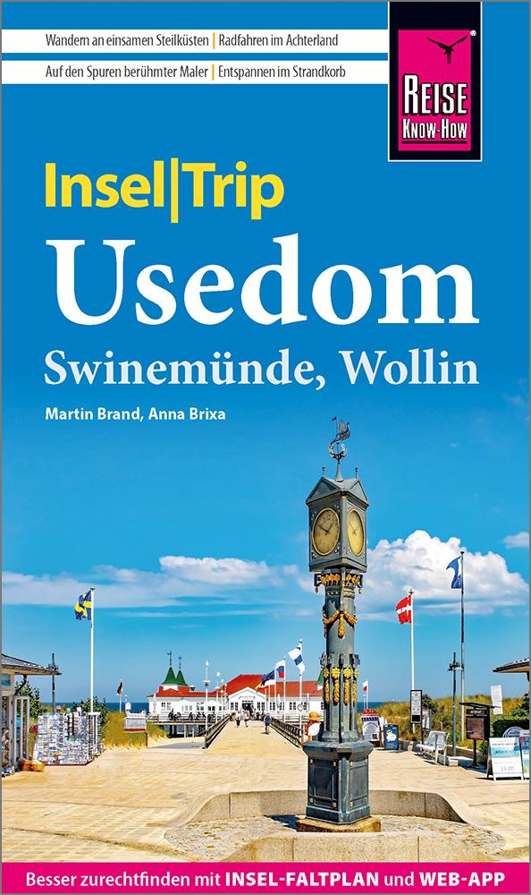 Vorderes Coverbild Reise Know-How InselTrip Usedom mit Swinemünde und Wollin
