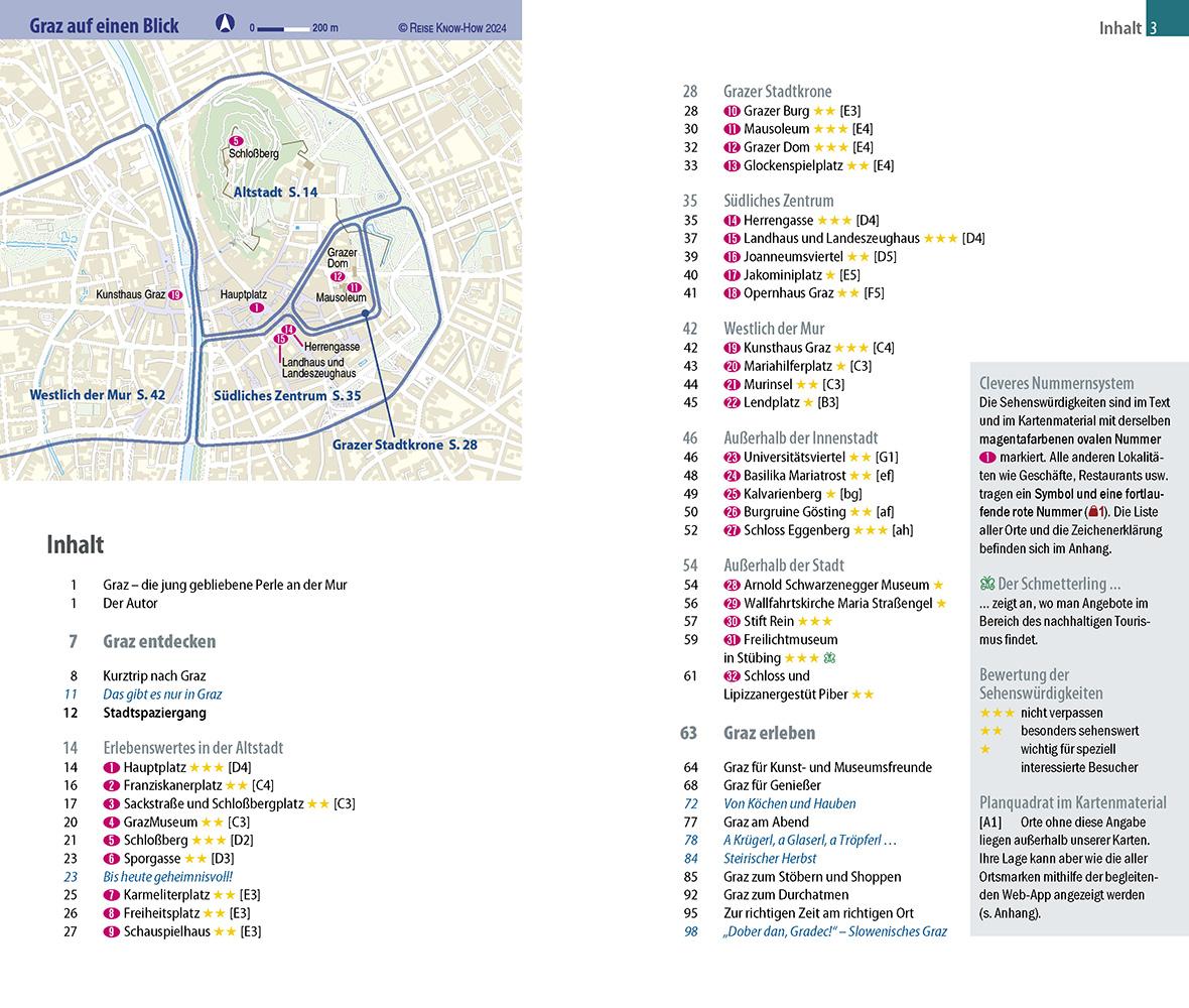 Beispielinhalt (Bild) Reise Know-How CityTrip Graz