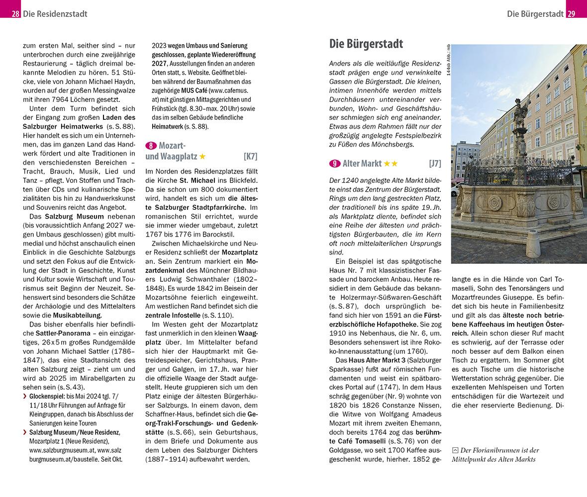 Beispielinhalt (Bild) Reise Know-How CityTrip Salzburg