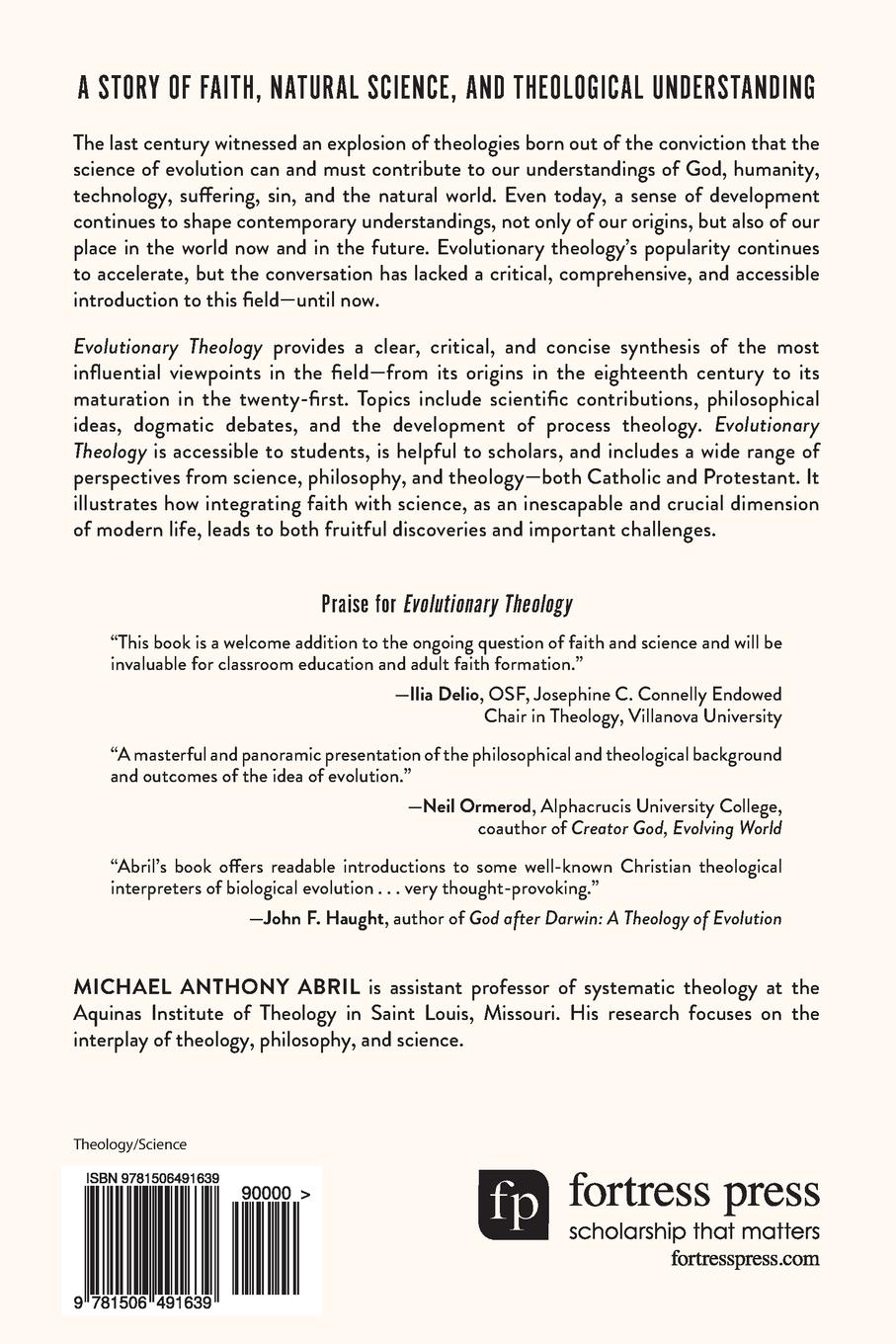 Rückseitencover Evolutionary Theology