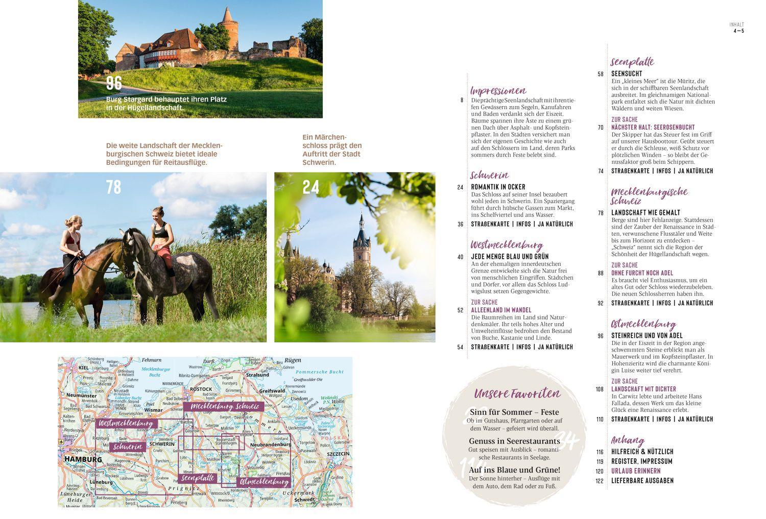 Beispielinhalt (Bild) DUMONT Bildatlas Mecklenburgische Seen