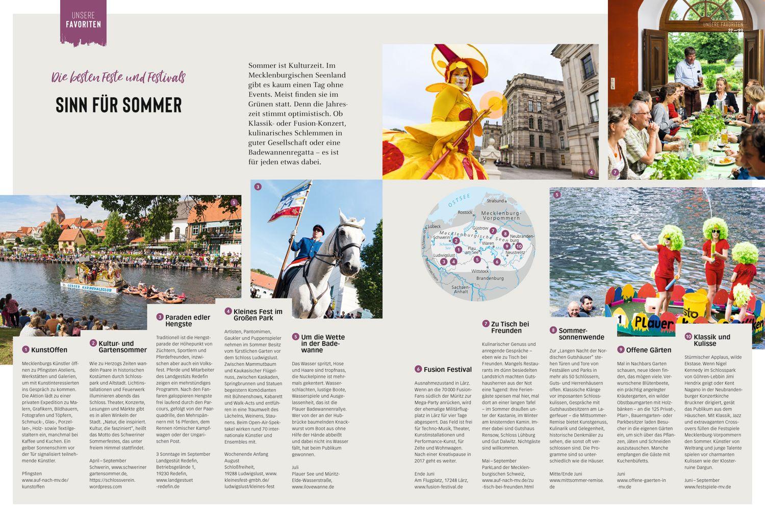 Beispielinhalt (Bild) DUMONT Bildatlas Mecklenburgische Seen