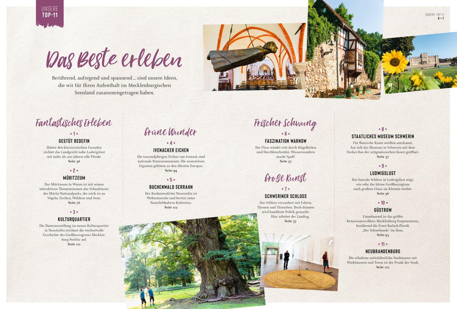 Beispielinhalt (Bild) DUMONT Bildatlas Mecklenburgische Seen