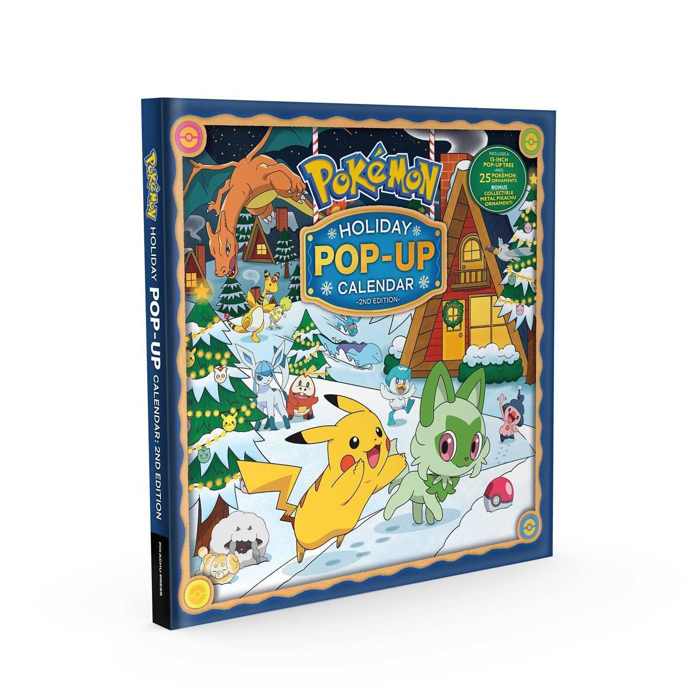 Vorderes Coverbild Pokémon Holiday Advent Pop-Up Tree Calendar