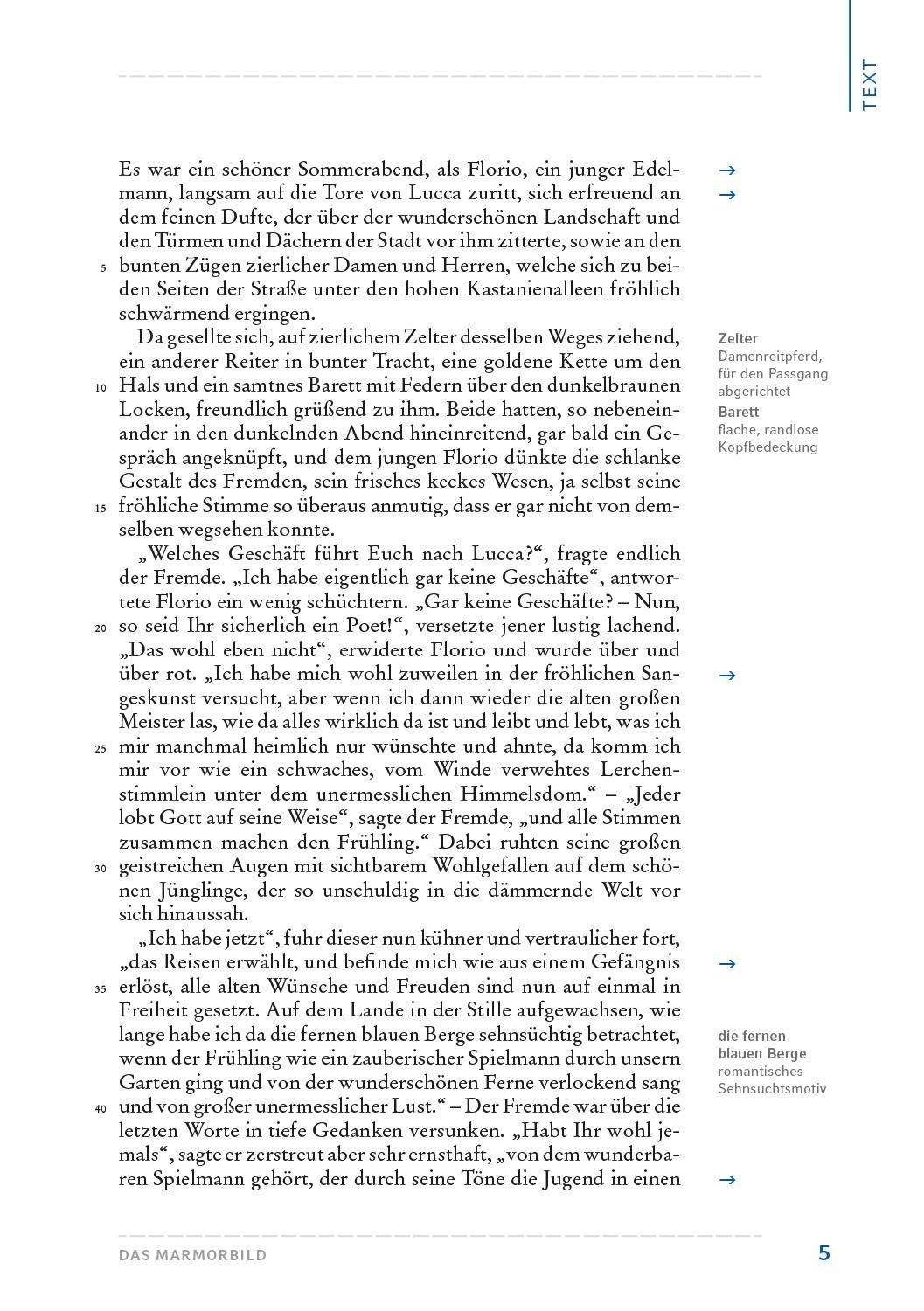 Beispielinhalt (Bild) Das Marmorbild