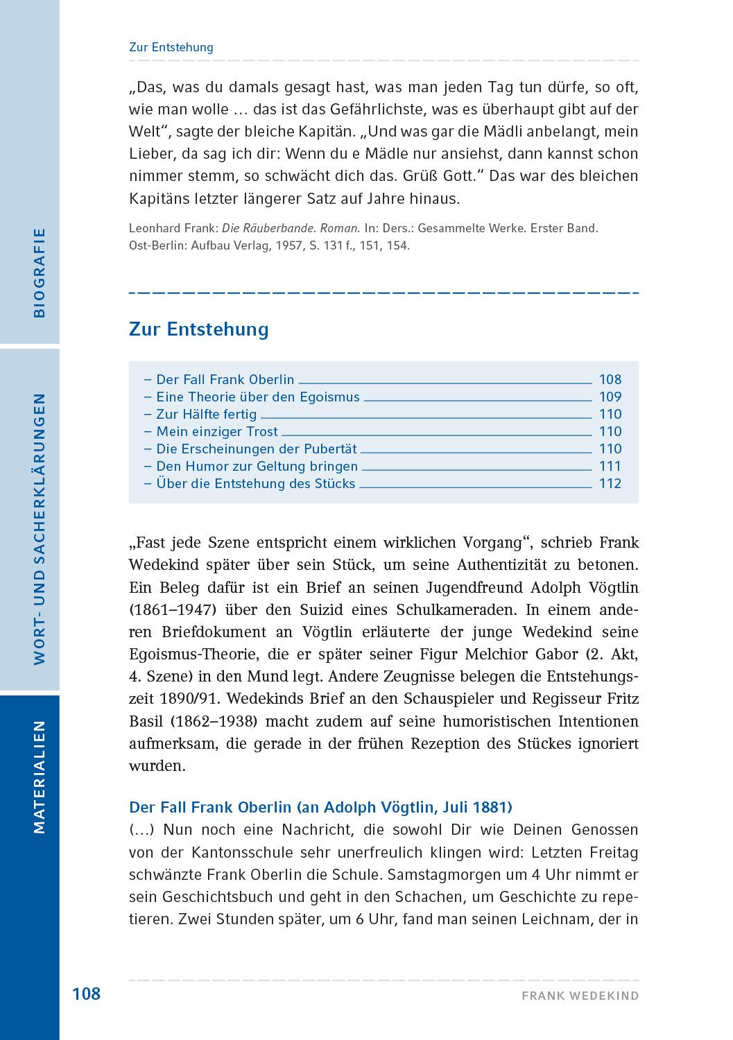 Beispielinhalt (Bild) Frühlings Erwachen