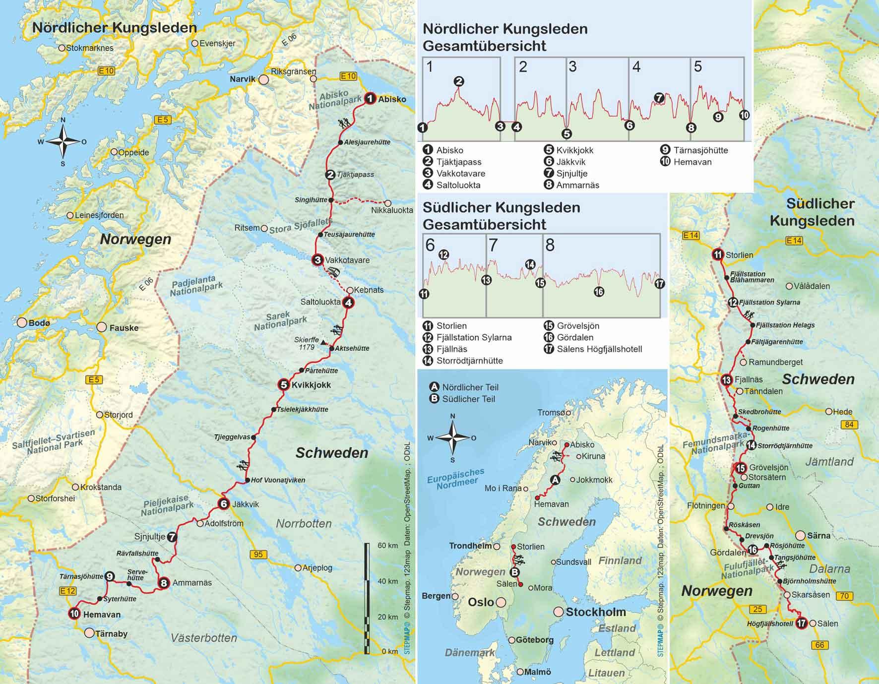 Beispielinhalt (Bild) Schweden: Kungsleden