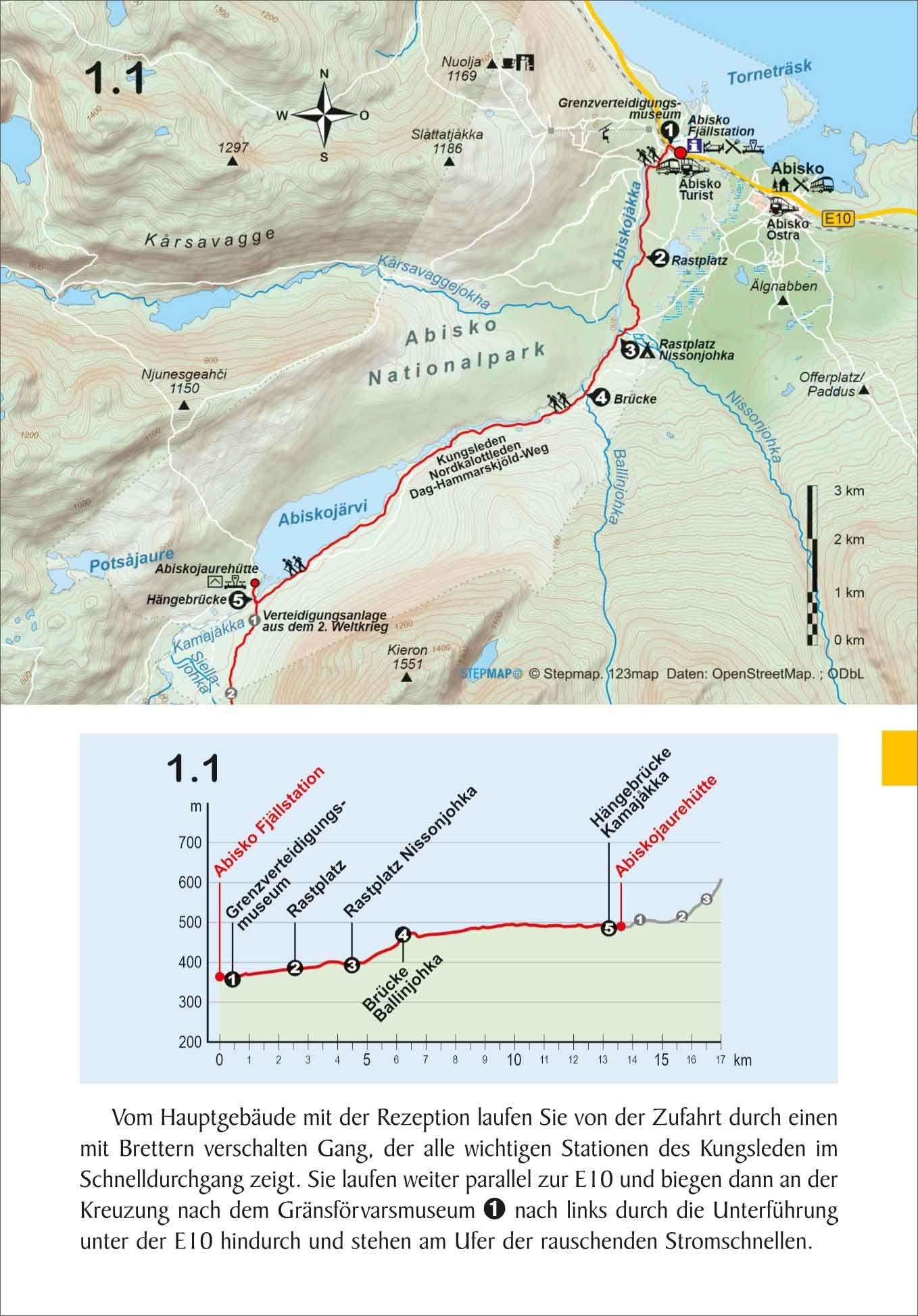 Beispielinhalt (Bild) Schweden: Kungsleden