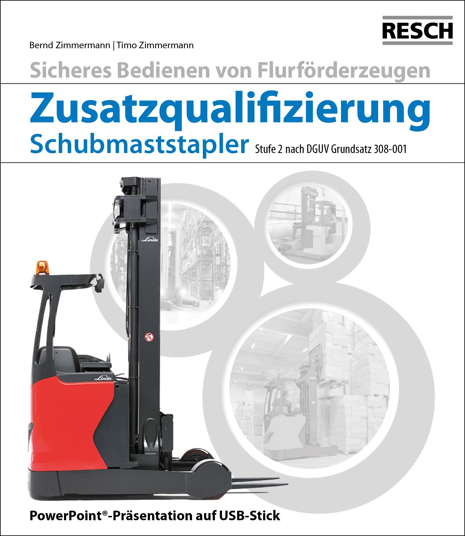 Vorderes Coverbild Modul "Zusatzqualifizierung Schubmaststapler"