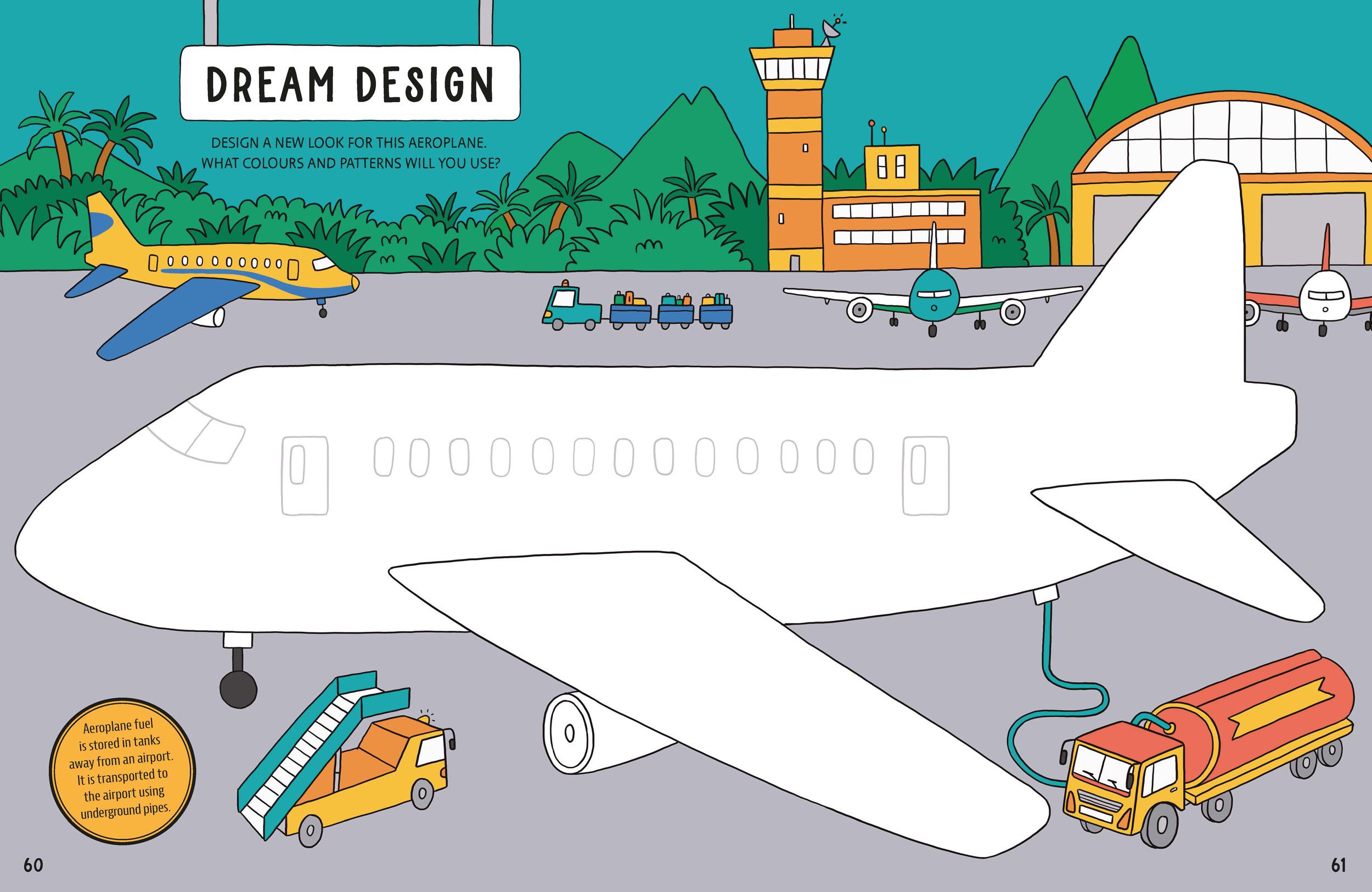 Beispielinhalt (Bild) Lonely Planet Kids The Big Book of Plane Activities