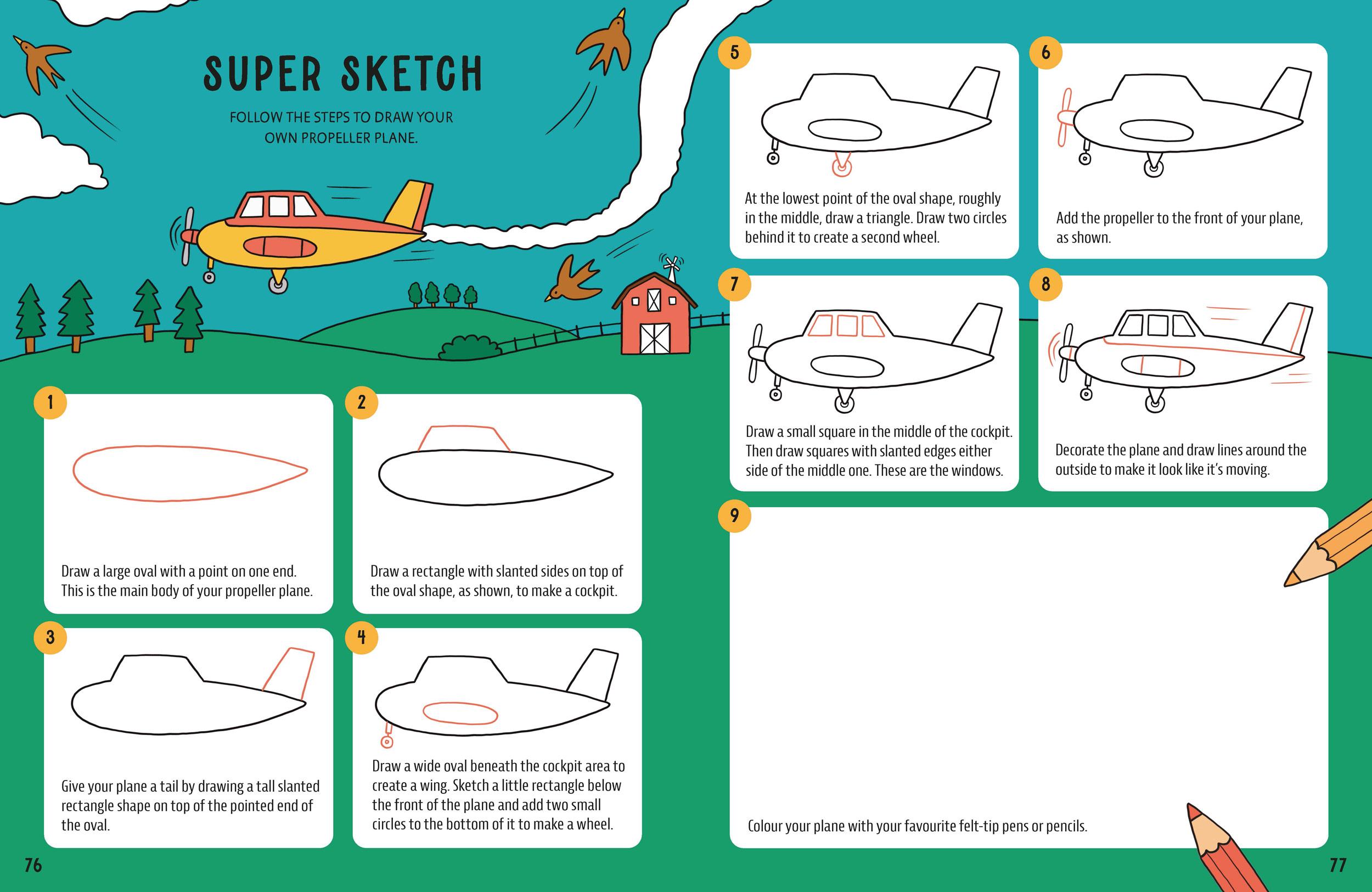 Beispielinhalt (Bild) Lonely Planet Kids The Big Book of Plane Activities
