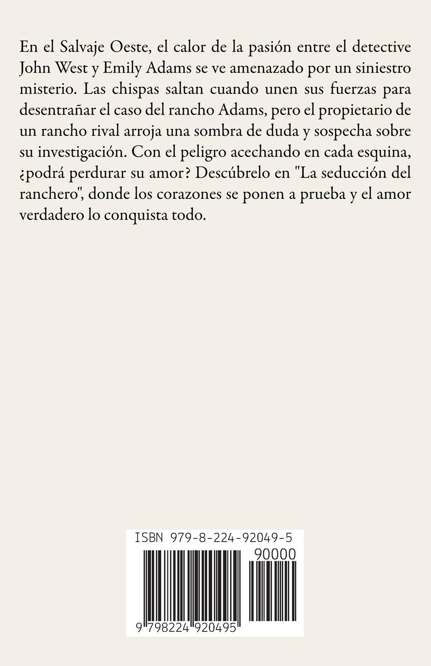 Rückseitencover La Seducción del Ranchero