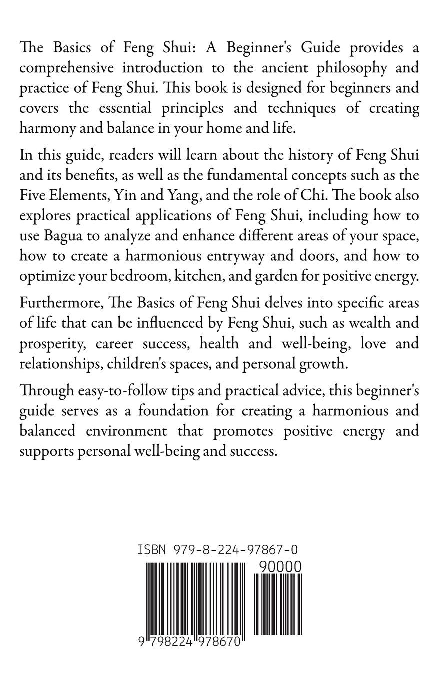 Rückseitencover The Basics Of Feng Shui