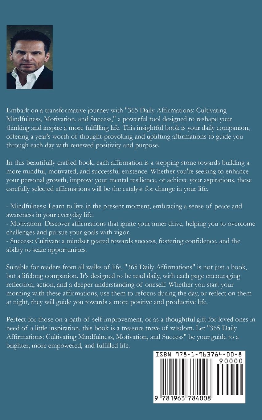 Rückseitencover 365 Affirmations