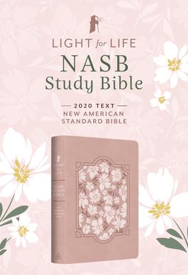 Vorderes Coverbild Light for Life NASB Study Bible (Blush Bouquet)