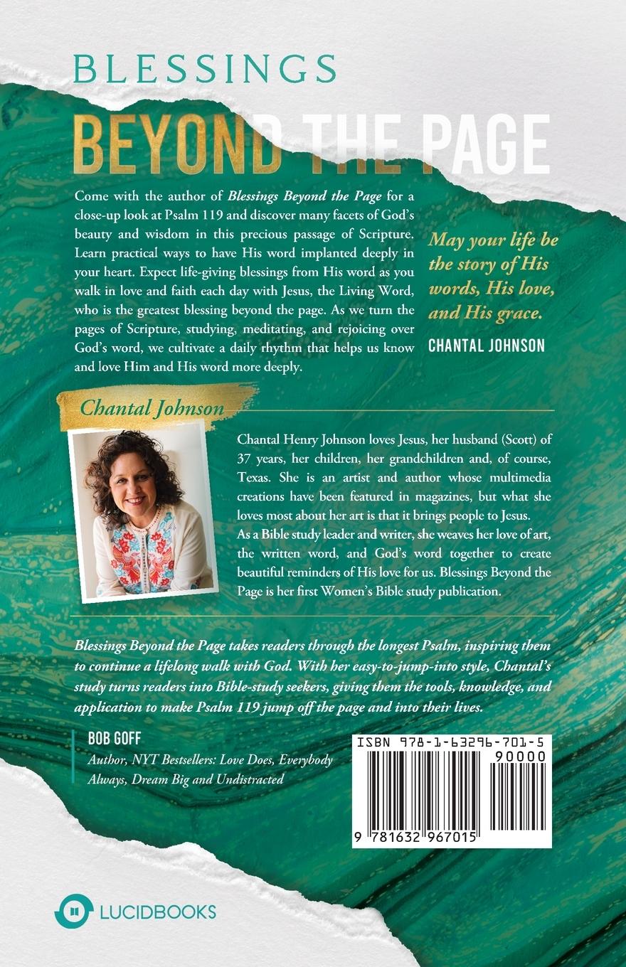 Rückseitencover Blessings Beyond the Page