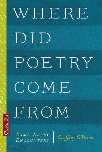 Vorderes Coverbild Where Did Poetry Come from