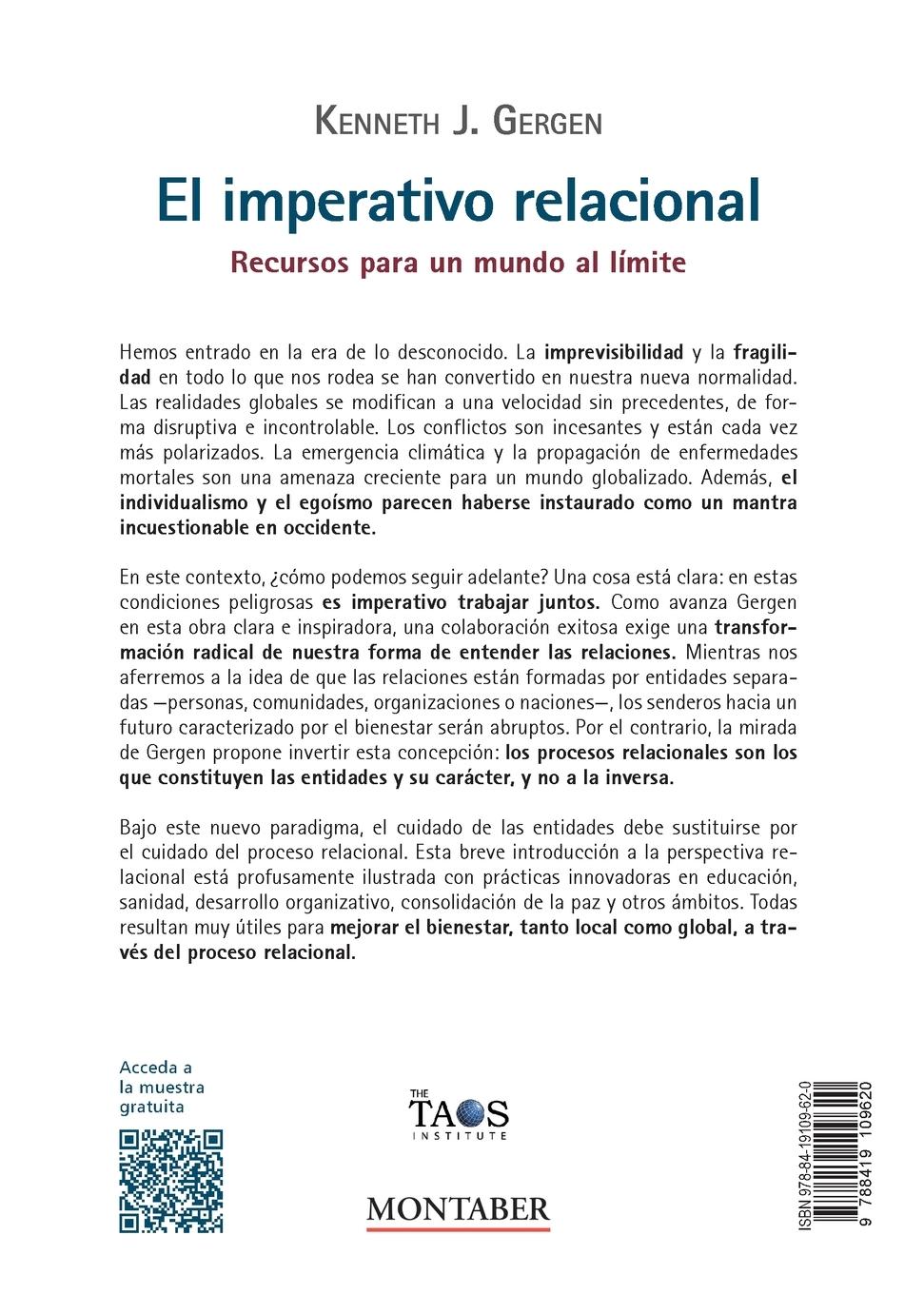 Rückseitencover El imperativo relacional