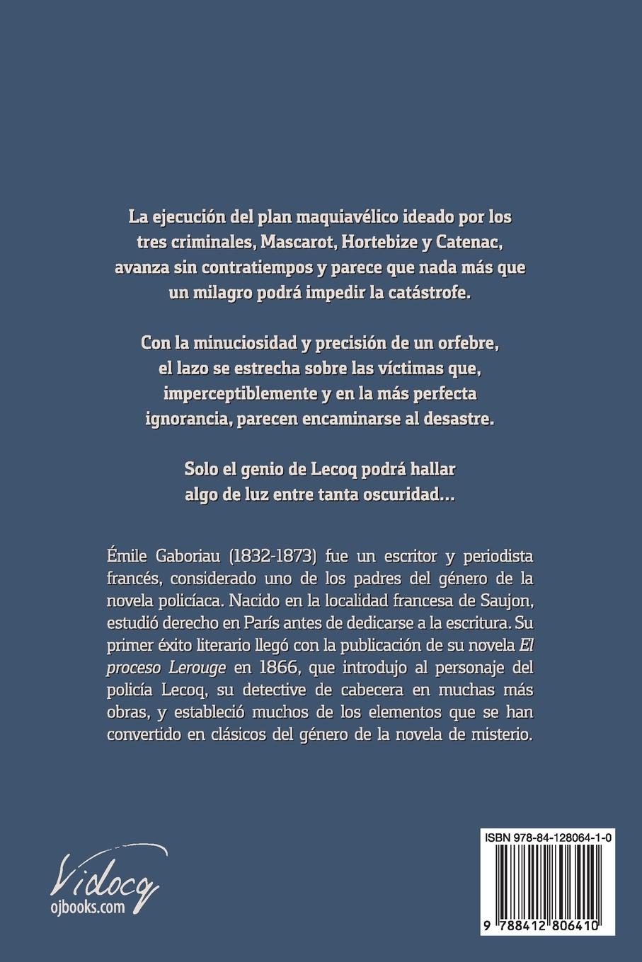 Rückseitencover Los secretos de la casa de Champdoce