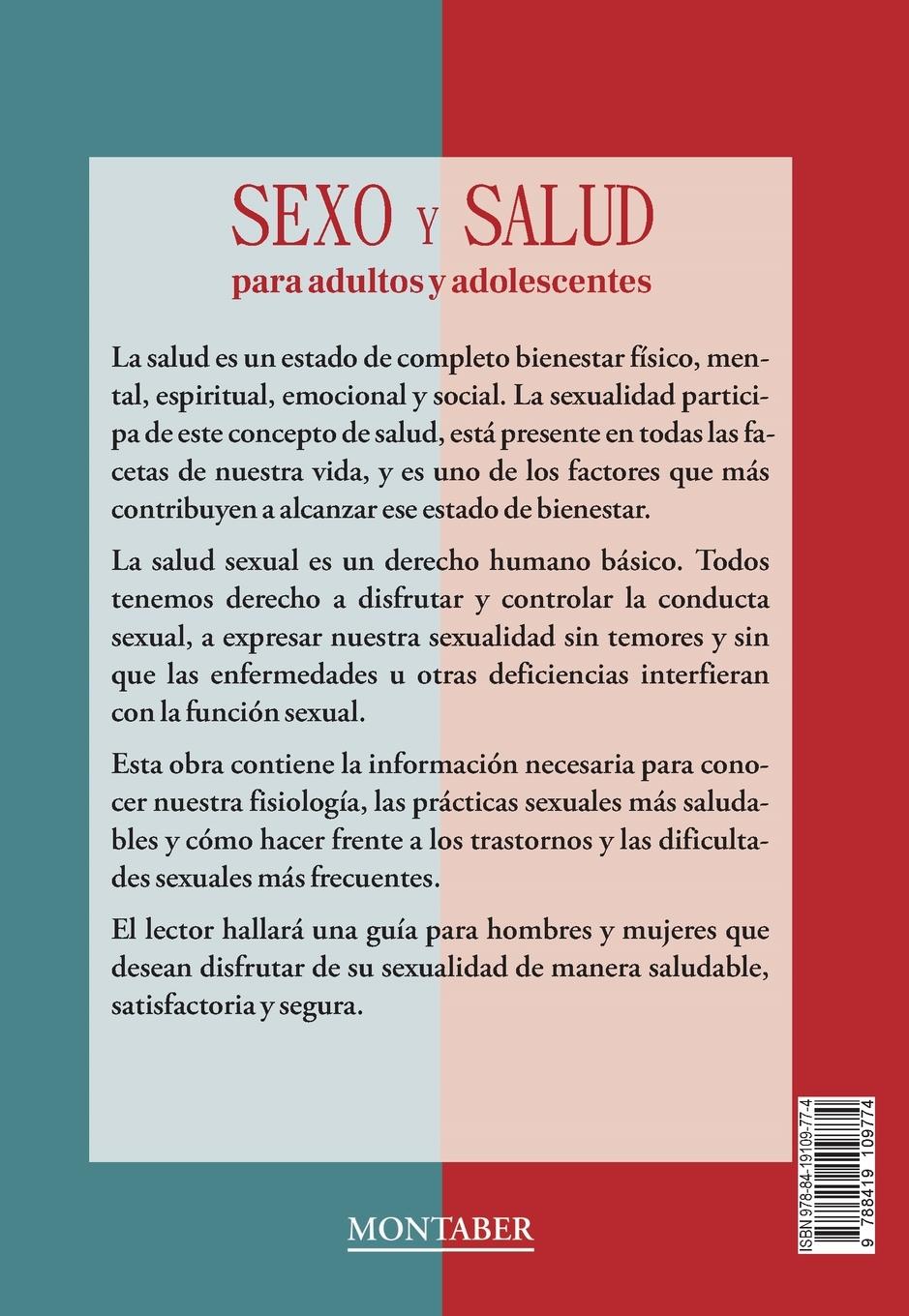 Rückseitencover Sexo y salud para adultos y adolescentes
