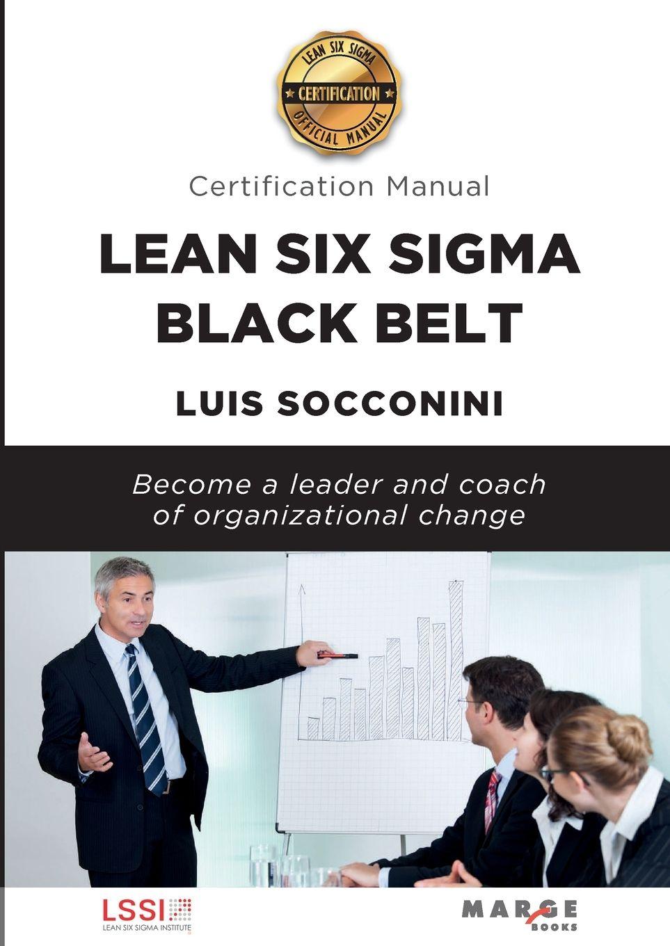 Vorderes Coverbild Lean Six Sigma Black Belt. Certification manual