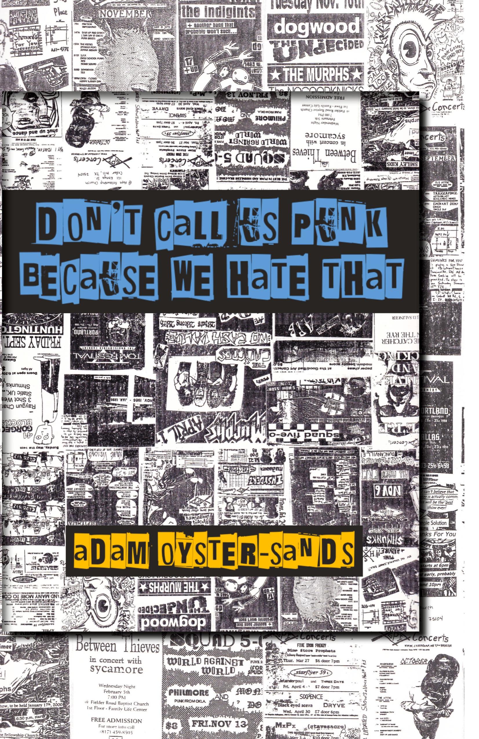 Vorderes Coverbild don't call us punk because we hate that