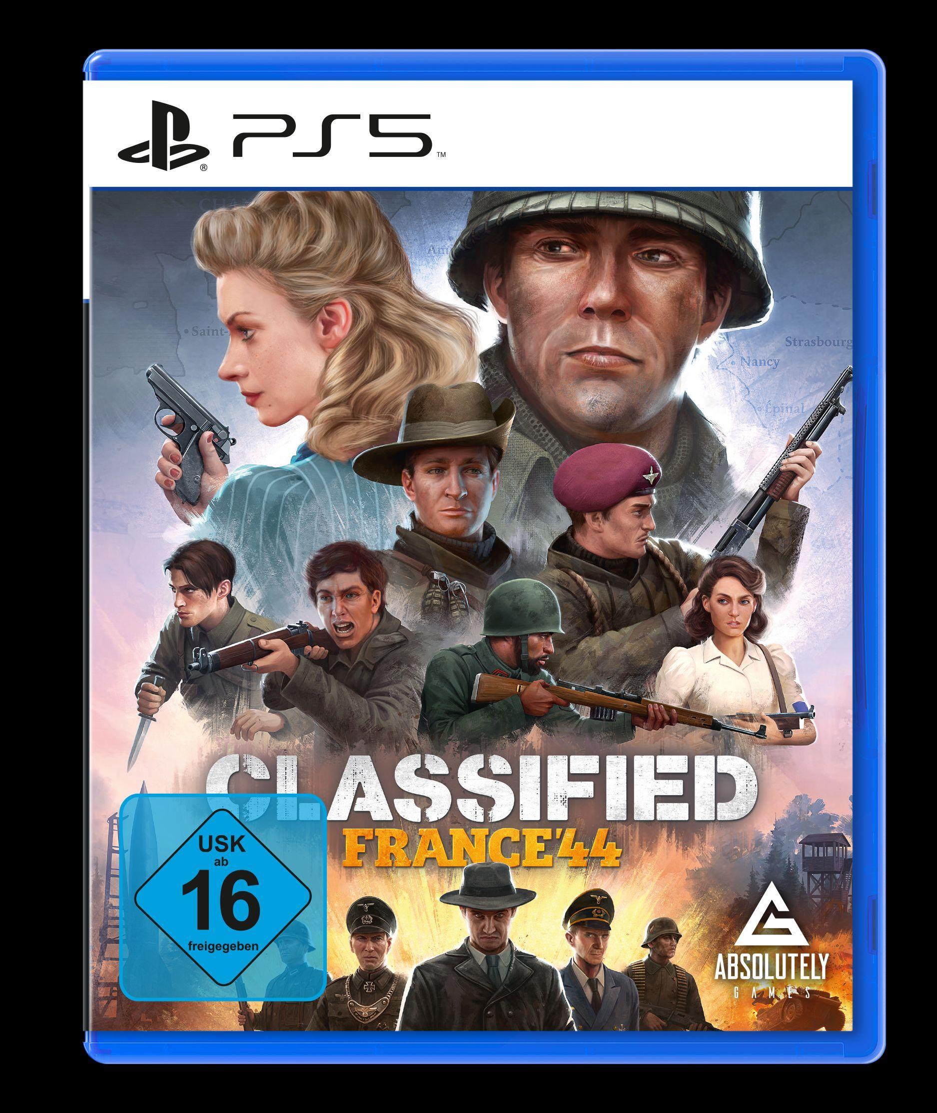 Vorderes Coverbild Classified: France '44 (PlayStation PS5)