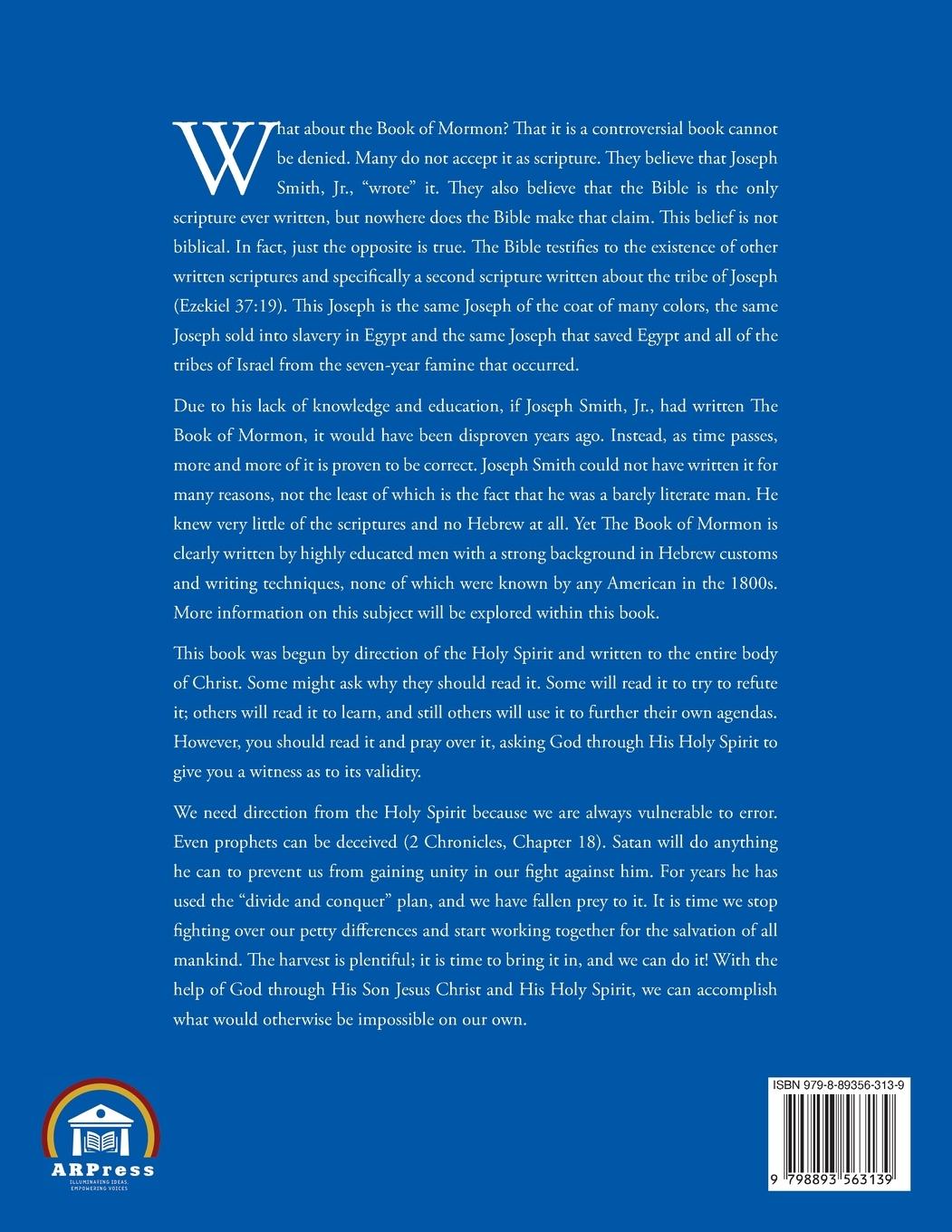 Rückseitencover Biblical and Non-Biblical Evidences For The Book of Mormon