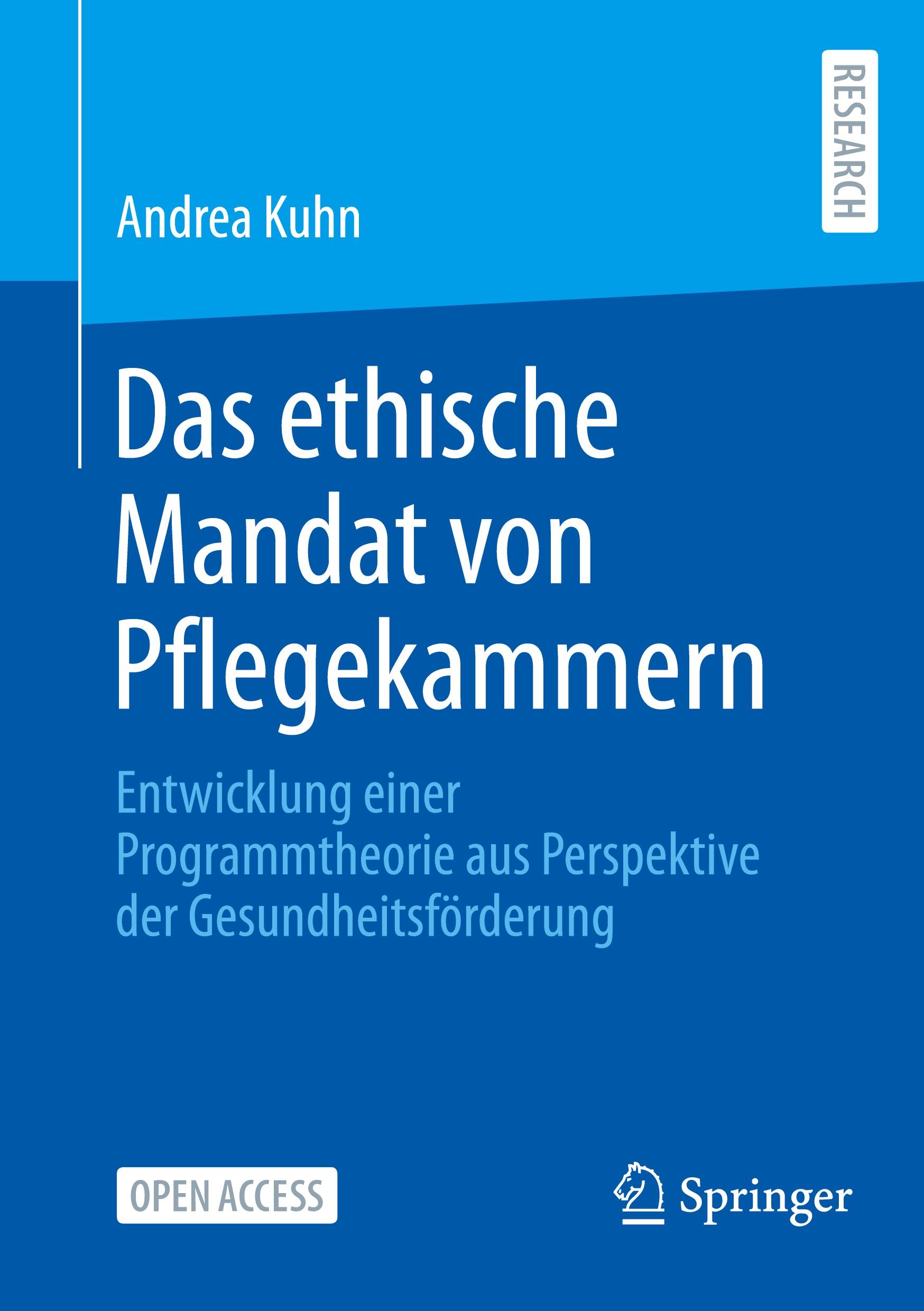 Vorderes Coverbild Das ethische Mandat von Pflegekammern