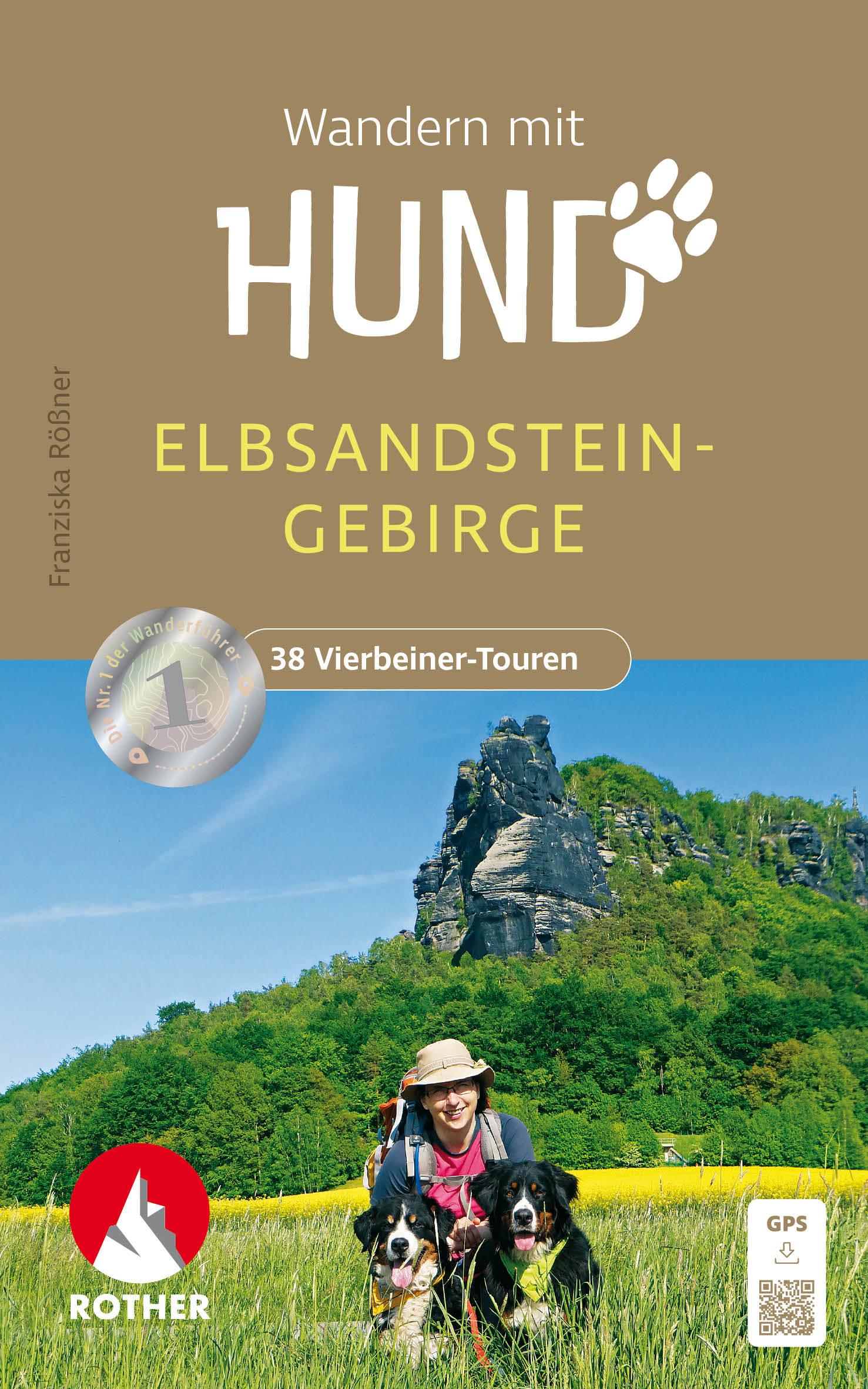 Vorderes Coverbild Wandern mit Hund Elbsandsteingebirge