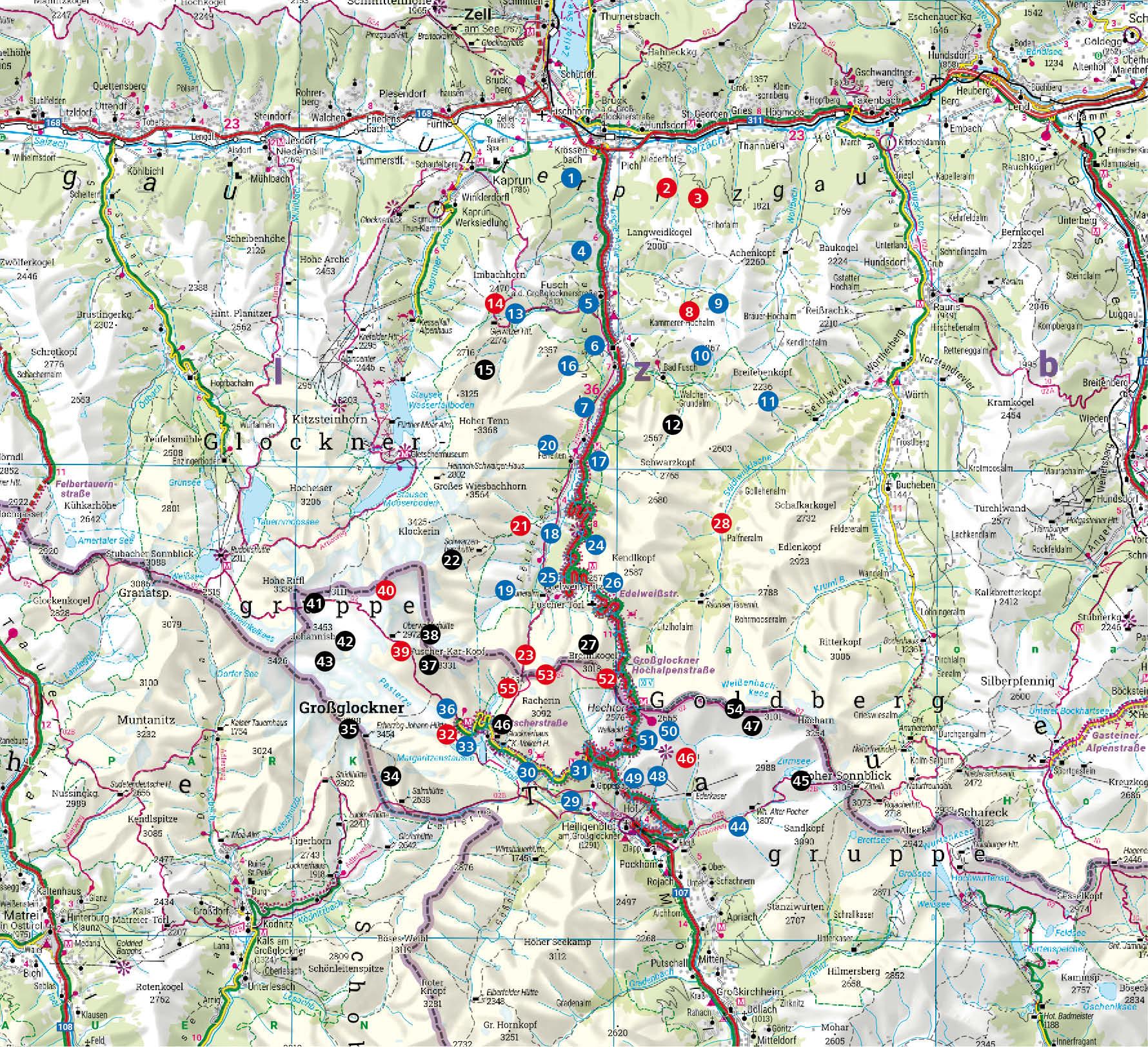 Beispielinhalt (Bild) Wandern an der Großglockner Hochalpenstraße