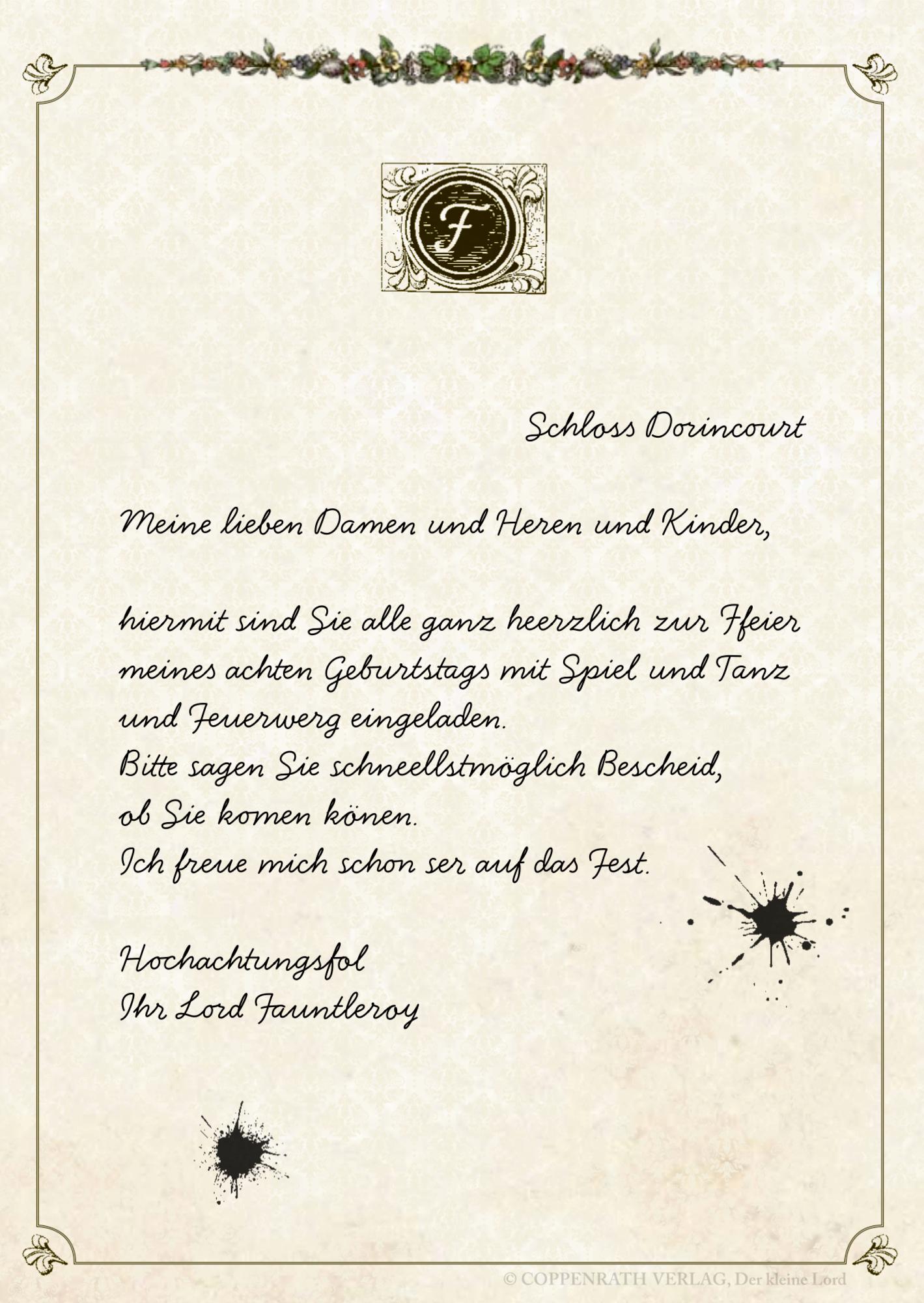 Beispielinhalt (Bild) Der kleine Lord