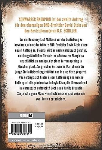 Rückseitencover Schwarzer Skorpion