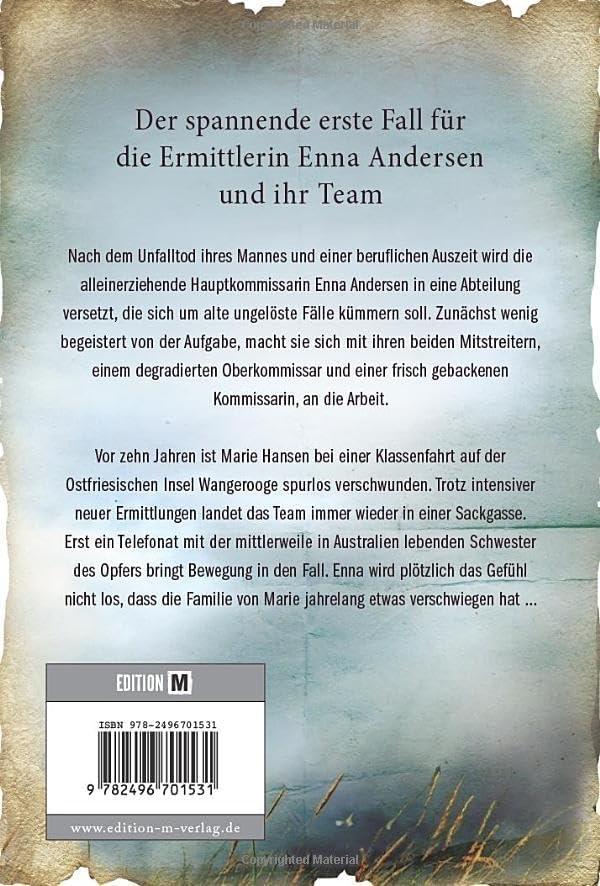 Rückseitencover Enna Andersen und das verschwundene Mädchen