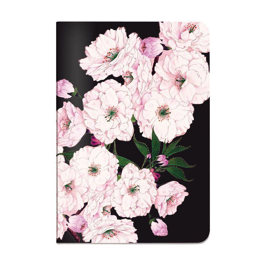 Vorderes Coverbild Heft A5 de Luxe Cherry Blossom black