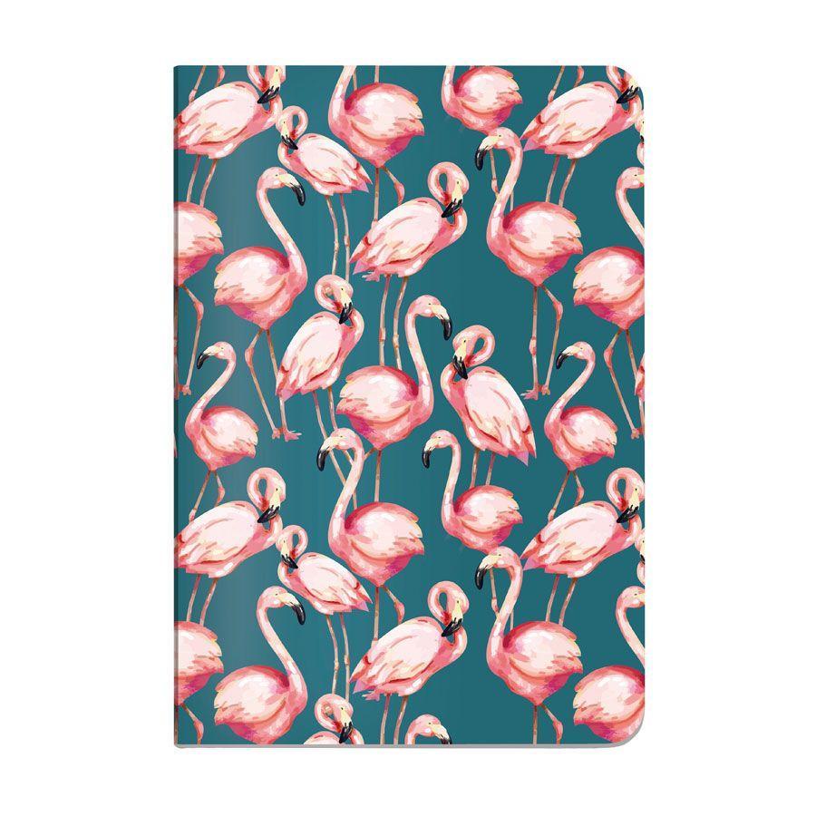 Vorderes Coverbild Heft A5 de Luxe Pink Flamingo