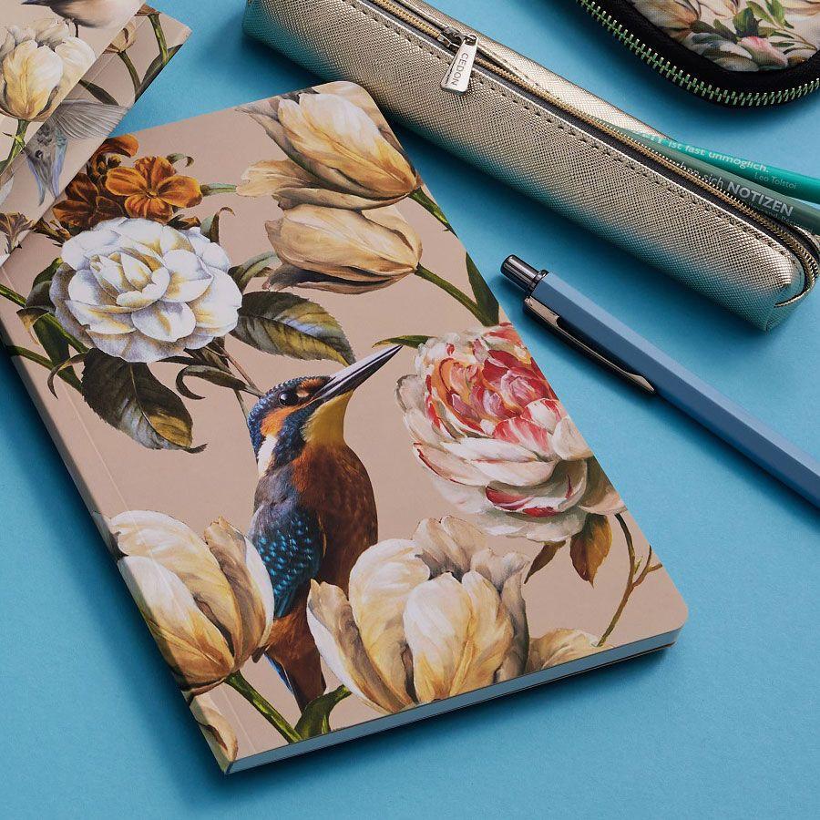 Beispielinhalt (Bild) Heft A5 de Luxe Eisvogel