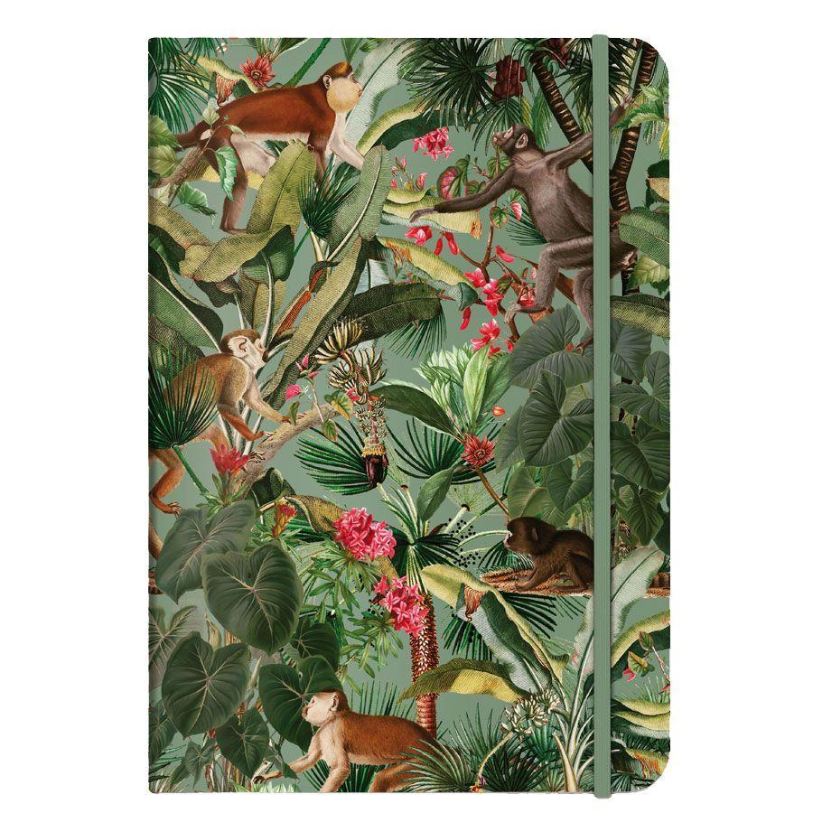 Vorderes Coverbild Notizbuch A5 Affe