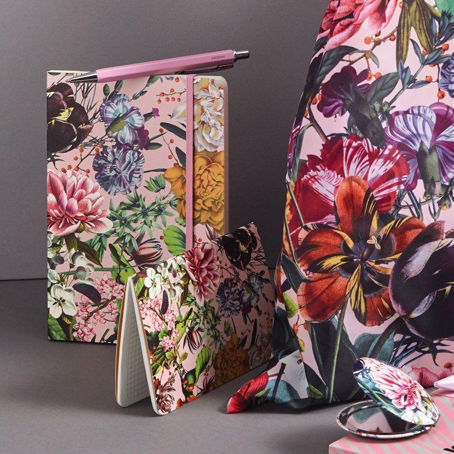 Beispielinhalt (Bild) Notizbuch A5 Blumengruß