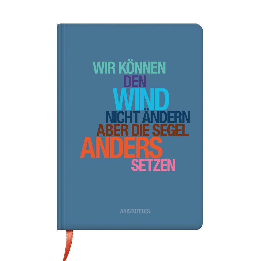 Vorderes Coverbild Notizbuch A5 Hardcover Wind