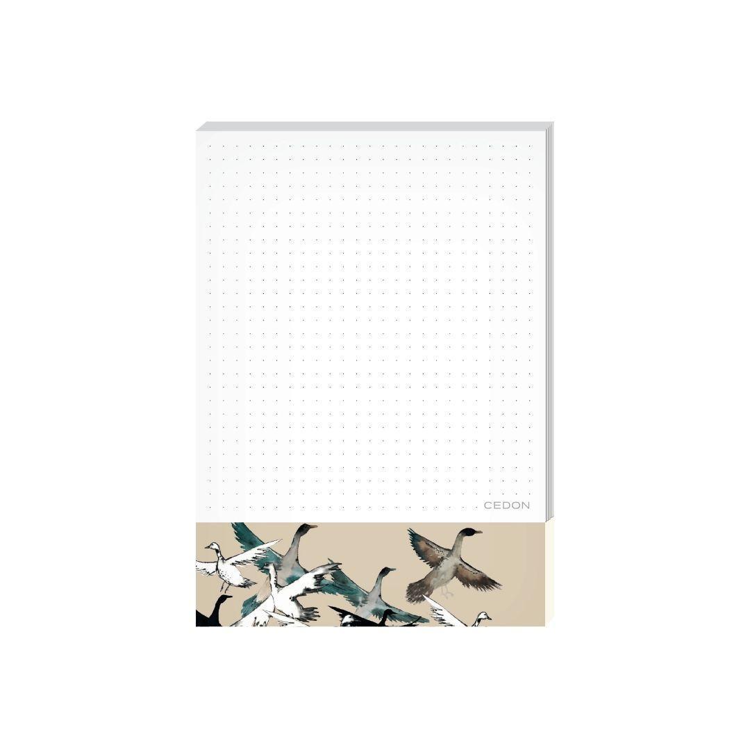 Beispielinhalt (Bild) Notizblock A6 Ducks